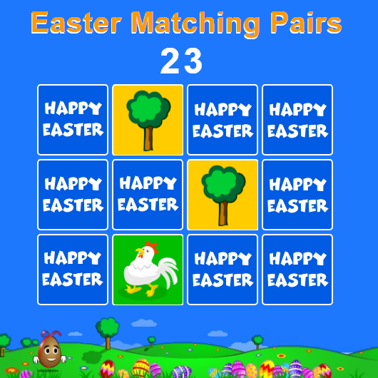 🕹️ Play Easter Memory Game: Free Online Easter Egg & Bunny Rabbit Memory  Card Matching Video Game for Kids & Adults